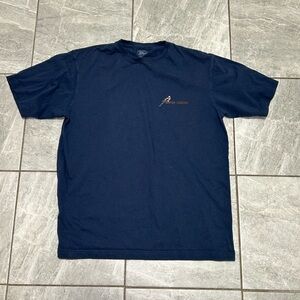 Tommy Bahama Graphic T Shirt Preferred Seating Beach Parrot Navy M